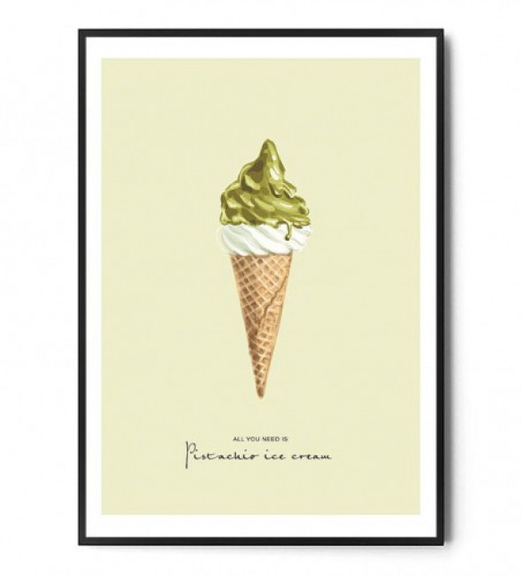 Plakat PISTACHIO ICE CREAM