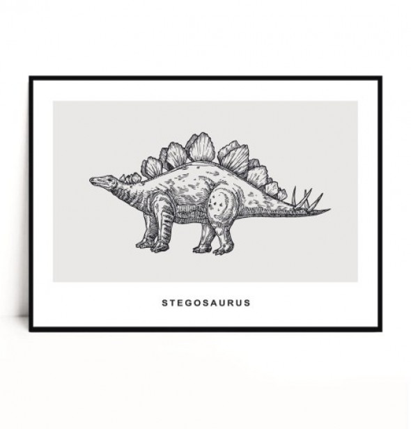 Plakat STEGOSAURUS