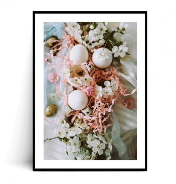 Plakat ŚWIĄTECZNE JAJECZKA