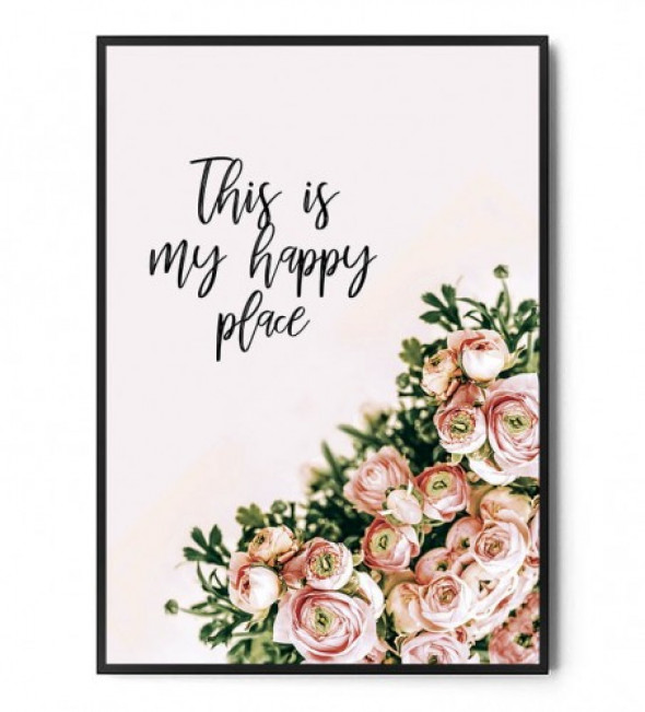 Plakat THIS IS MY HAPPY PLACE