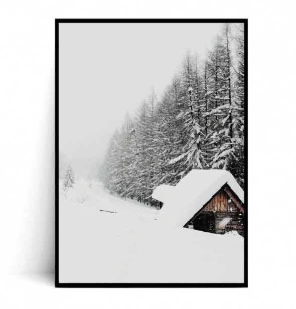 Plakat ZIMOWA CHATKA NA SZLAKU
