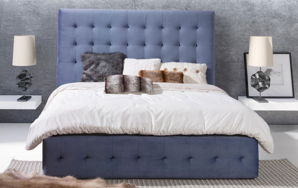 Łóżko tapicerowane Patricia | DOSTAWA 0 ZŁ, WYSYŁKA W 24H, NEGOCJUJ CENĘ!