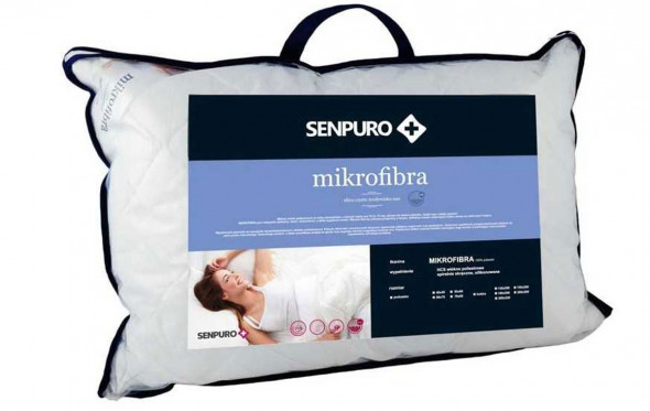 Poduszka Senpuro Mikrofibra | DOSTAWA 0 ZŁ, WYSYŁKA W 24H, NEGOCJUJ CENĘ!