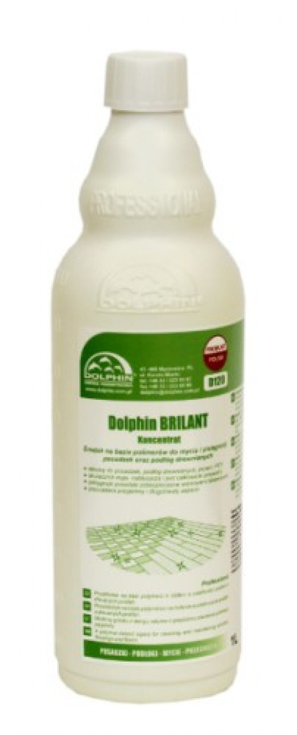 BRILANT mycie podłóg drewnianych, paneli DOLPHIN