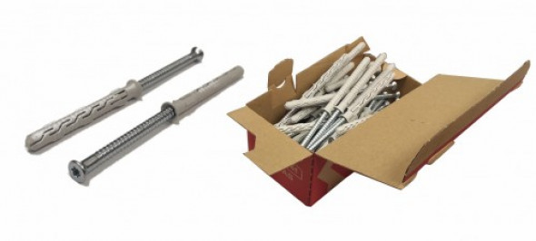 Kołki rozporowe łeb stożek torx KPS-FAST 10x120mm 50 szt