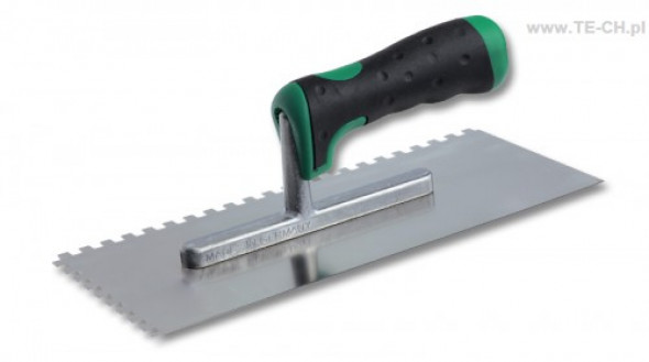 Paca nierdzewna 280x130 mm ZĄB 10x10 uchwyt 2-komp