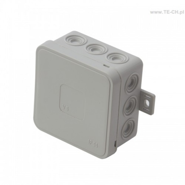 Puszka hermetyczna natynkowa 75x75x41mm 035-3