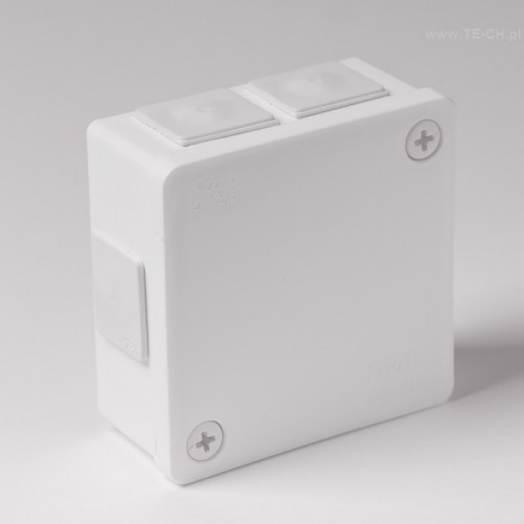 Puszka hermetyczna natynkowa 86x86x40mm IP55 02201