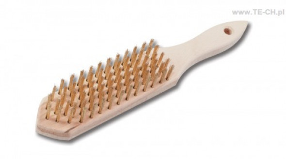 Szczotka druciana do rdzy 6-rzędowa STALCO