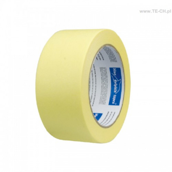 Taśma papierowa BLUE DOLPHIN 25 mm x 50 m ŻÓŁTA