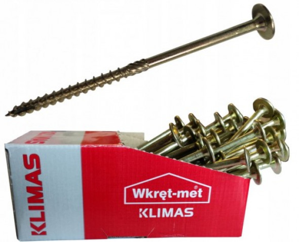 Wkręty ciesielskie WKCP łeb talerzowy TORX 6x100 50szt