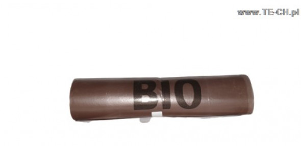 WORKI NA ŚMIECI BRĄZ BIO segregacja 120l 25szt @12