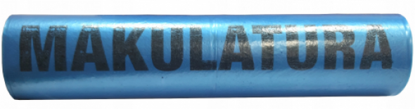 WORKI NA ŚMIECI NIEBIESKI MAKULATURA 35l 15szt