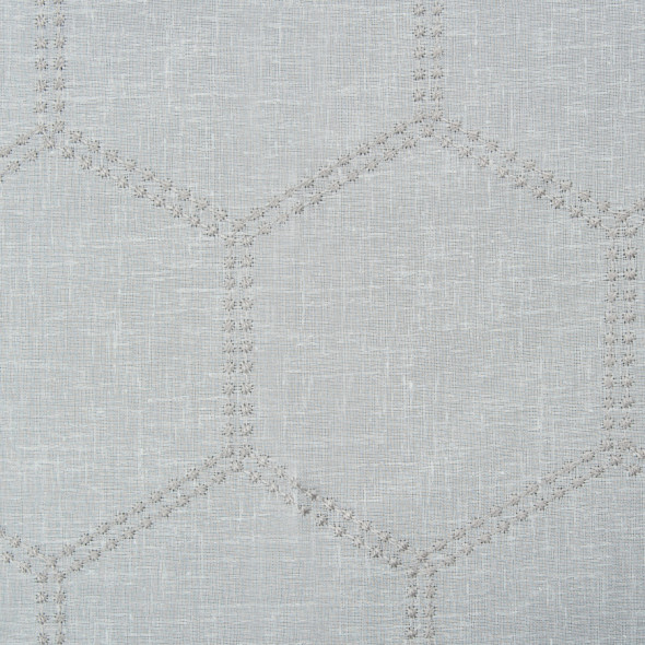 Firana haftowana z ołowianką RAMIRA-004 - wysokość 300 cm - odcienie szarości