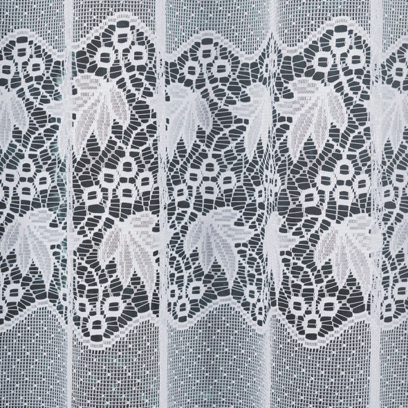 Firana żakardowa 004164 - wysokość 180 cm - biały