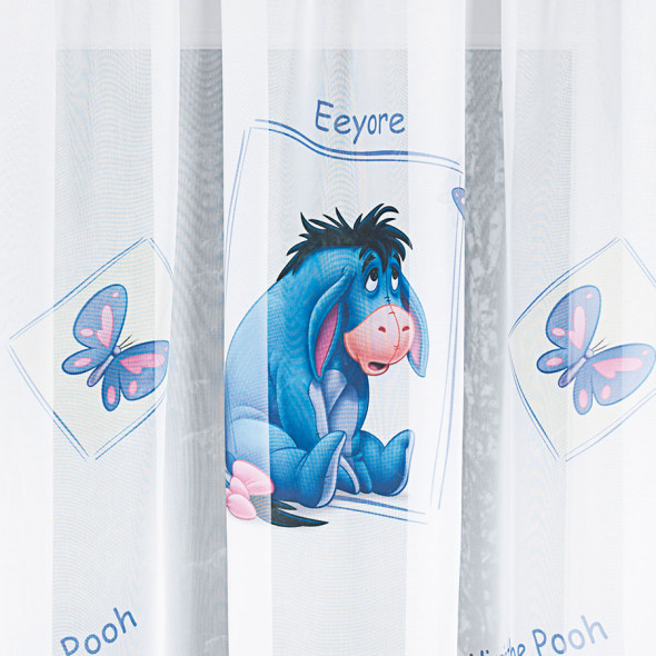 Firanka dziecięca KUBUŚ PUCHATEK 011221-PUC - wysokość 210 cm - biała/wielokolorowa