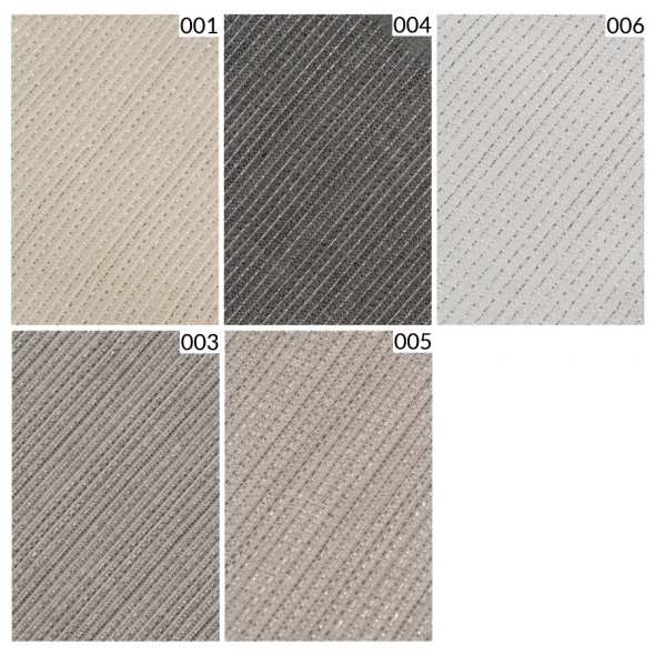 Firanka fantazyjna z ołowianką 016338-004 - wysokość 290 cm - szaro-brązowa