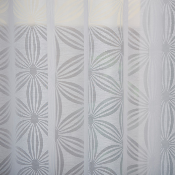 Firanka gotowa na przelotkach JUDYTA - 260x140 cm - biała