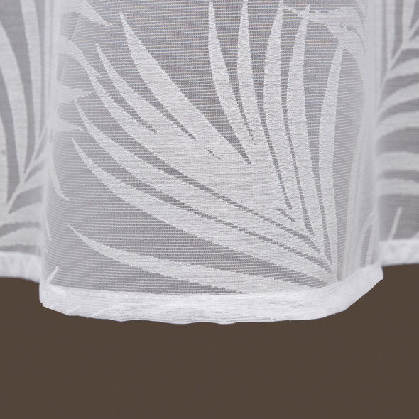 Firanka gotowa na szelkach GIZELA - 255x290 cm - biały