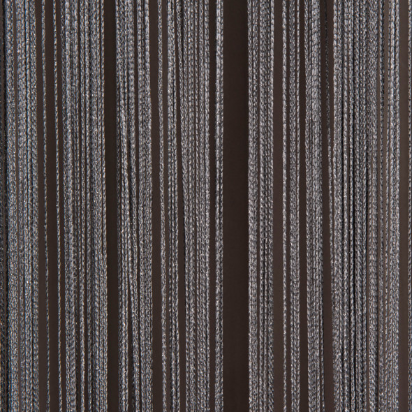 Firanka gotowa sznurkowa GLOSSY - 250x140 cm - grafitowy