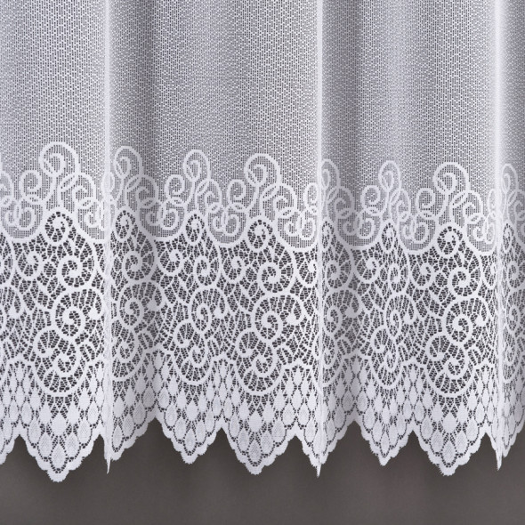Firanka gotowa żakardowa 001539 - 150x250 cm - biały