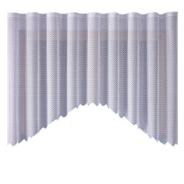 Firanka gotowa żakardowa 003808 - 160x310 cm - biały