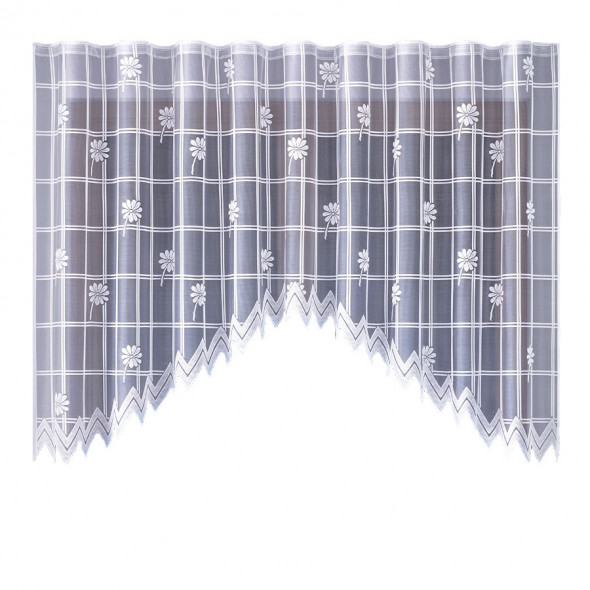 Firanka gotowa żakardowa 003822 - 160x320 cm - biały