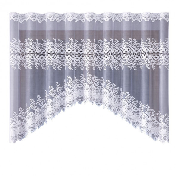 Firanka gotowa żakardowa 003824 - 160x310 cm - biały
