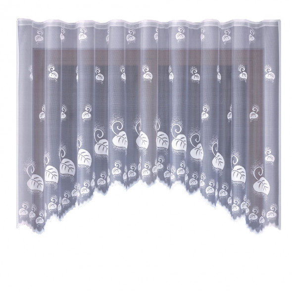 Firanka gotowa żakardowa 003829 - 160x320 cm - biały