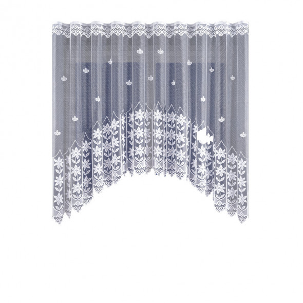 Firanka gotowa żakardowa 003832 - 160x300 cm - biały