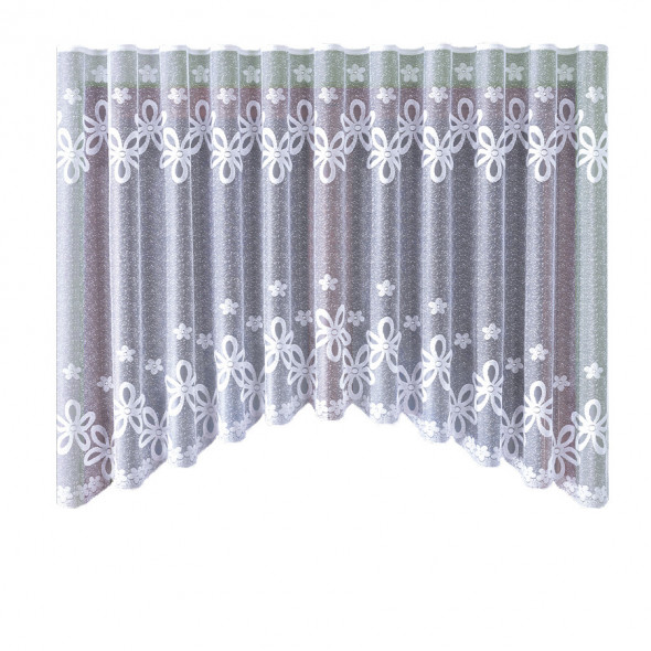 Firanka gotowa żakardowa 003836 - 160x300 cm - biały