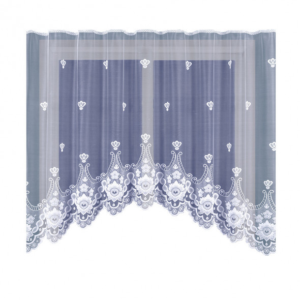 Firanka gotowa żakardowa 003849 - 160x300 cm - biały