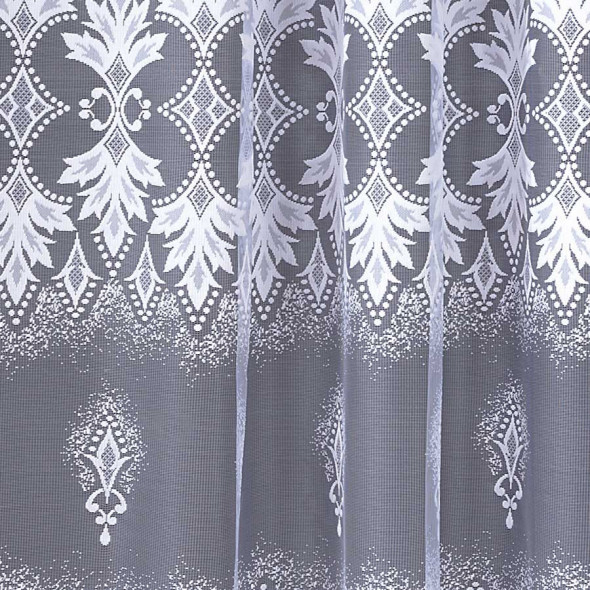 Firanka gotowa żakardowa 003904 - 250x200 cm - biały