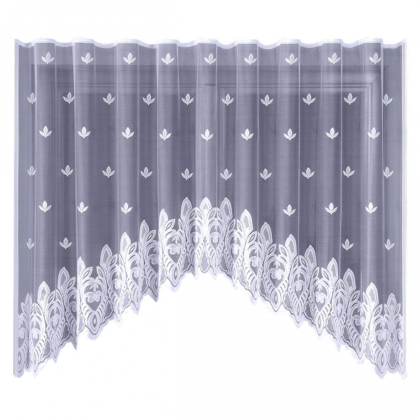 Firanka gotowa żakardowa 003927 - 160x320 cm - biały