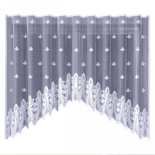 Firanka gotowa żakardowa 003927 - 160x450 cm - biały