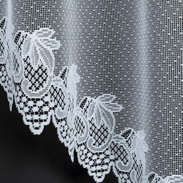 Firanka gotowa żakardowa - 004164 - 160x310 cm - biała