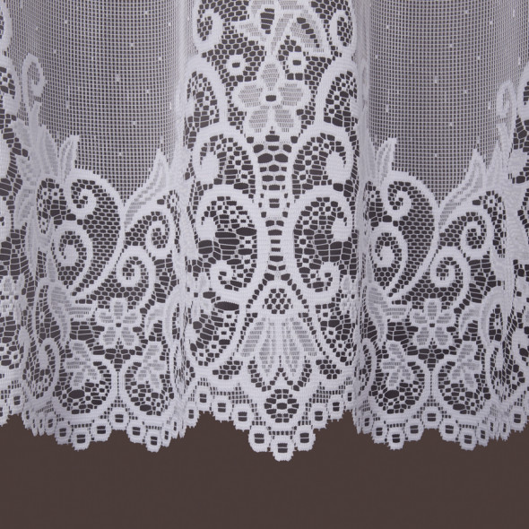 Firanka gotowa żakardowa 004304 - 140x330 cm - biały