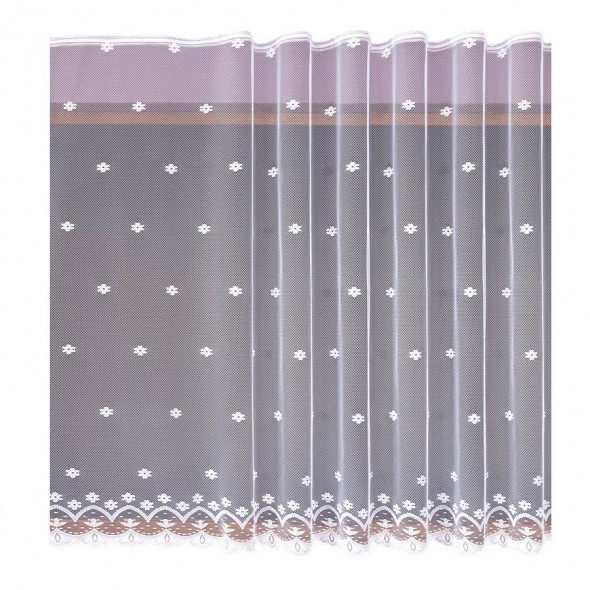 Firanka gotowa żakardowa 004421 - 250x200 cm - biały