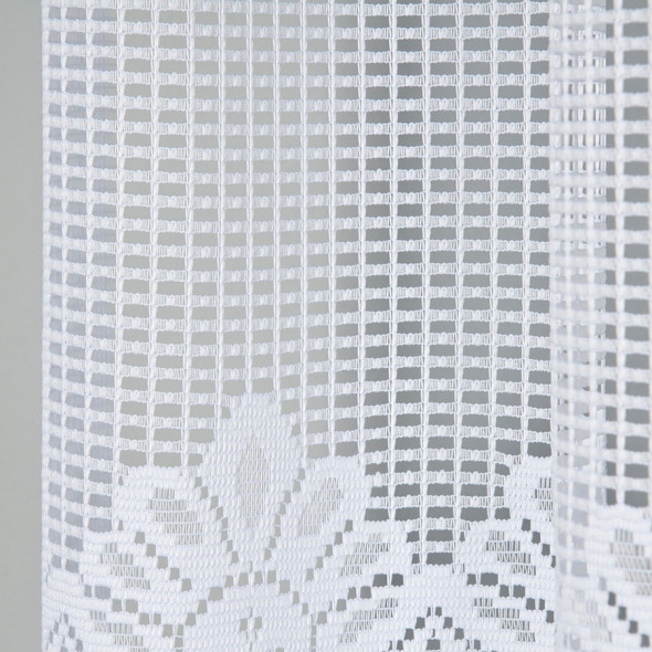 Firanka gotowa żakardowa 004422 - 160x310 cm - biały