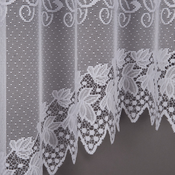 Firanka gotowa żakardowa 004465 - 160x510 cm - biały