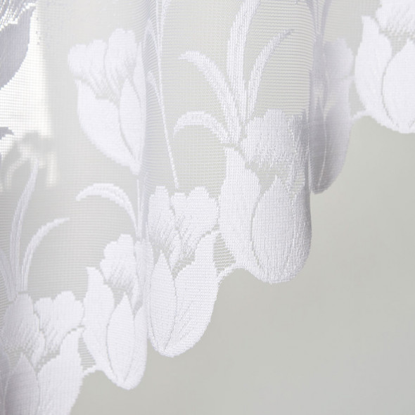 Firanka gotowa żakardowa 005092 - 160x320 cm - biały