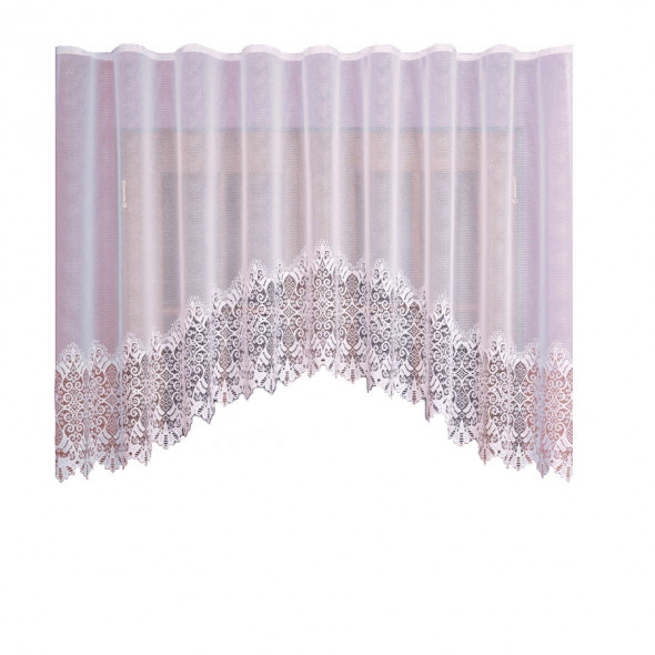 Firanka gotowa żakardowa 009164 - 120x260 cm - biały