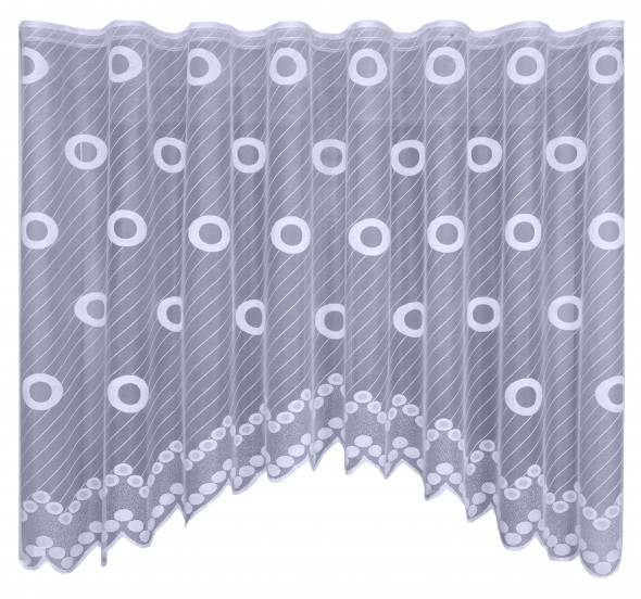 Firanka gotowa żakardowa 010787 - 160x300 cm - biały
