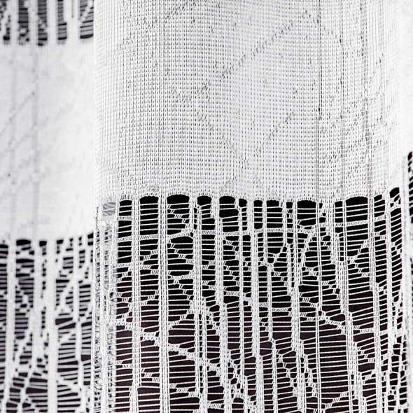 Firanka gotowa żakardowa 018352 - 160x500 cm - biały