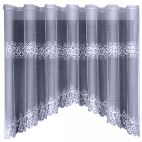 Firanka gotowa żakardowa 094578 - 160x300 cm - biały