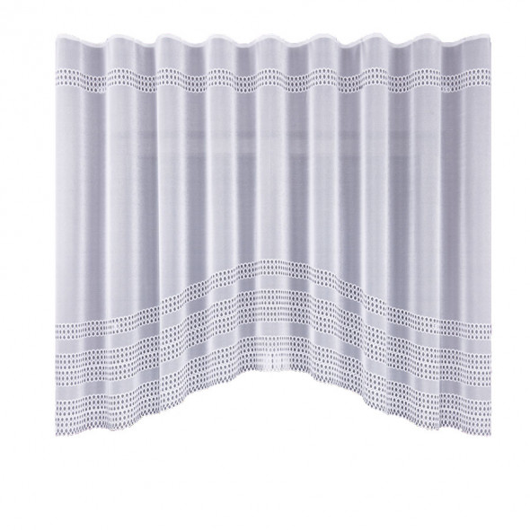 Firanka gotowa żakardowa 320320 - 160x300 cm - biały