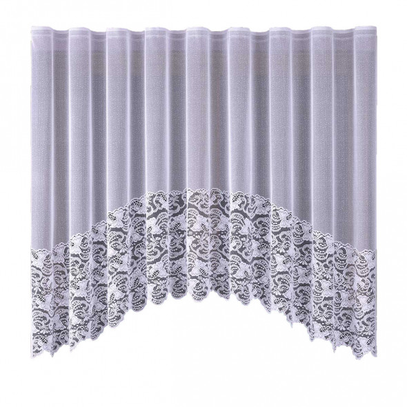 Firanka gotowa żakardowa 638028 - 160x300 cm - biały