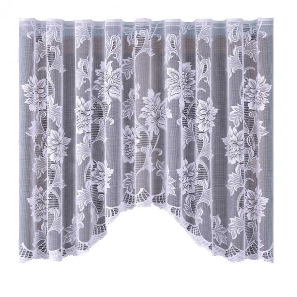 Firanka gotowa żakardowa 639015 - 175x310 cm - biały