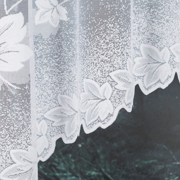 Firanka gotowa żakardowa BOŻENA - 160x300 cm - biały