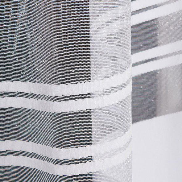 Firanka gotowa żakardowa SYLWIA - 160x400 cm - biały